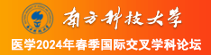 肏骚逼免费看视频南方科技大学医学2024年春季国际交叉学科论坛